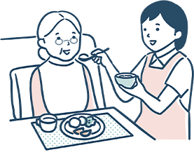 生活援助のイラスト